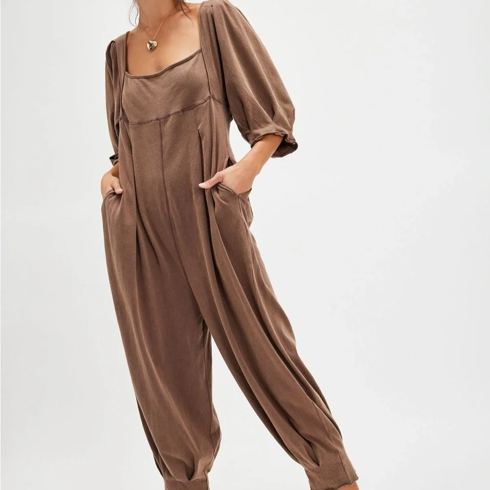 Free People Brown Jumpsuit - Picture 4 of 8